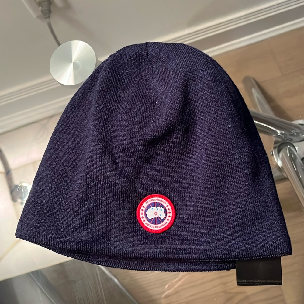 Blue Canada goose hat